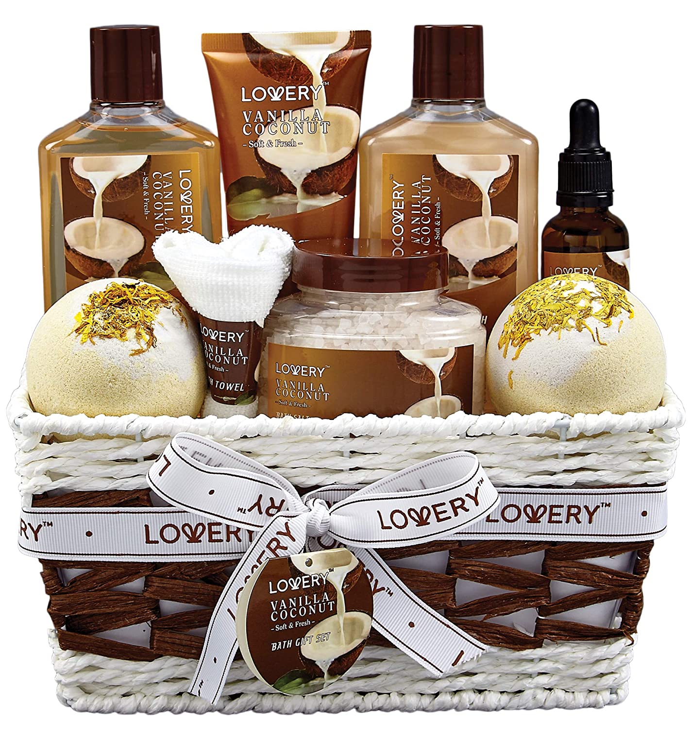 Bath and Body Gift Basket-vanilla