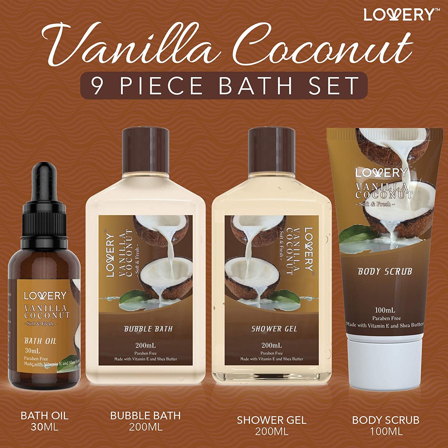 Bath and Body Gift Basket-vanilla