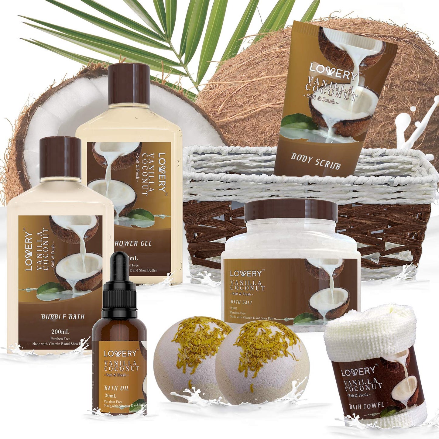 Bath and Body Gift Basket-vanilla