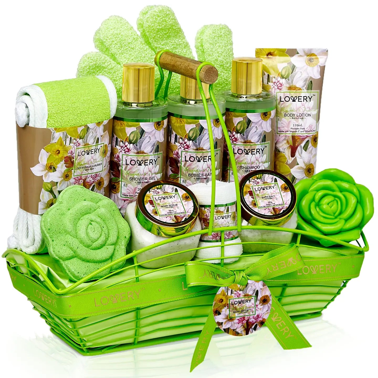 Home spa gift basket