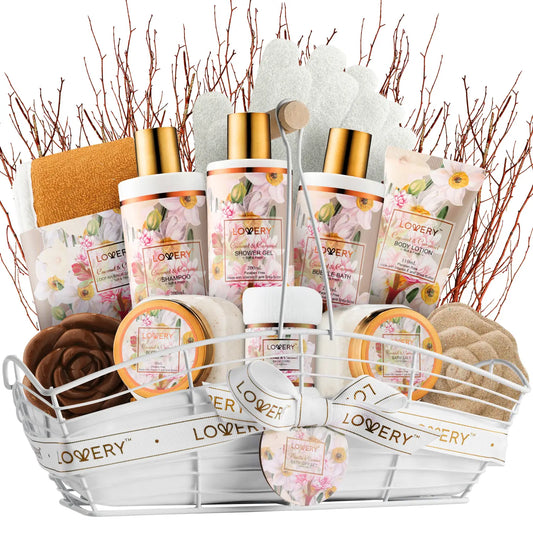 Spa Gift Basket, Coconut Caramel