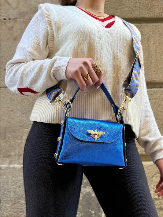 Cassette - L´Abeille Bag Metallic Blue